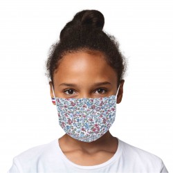 Masque Enfant, Lot de 12 Masques pour la bouche et le nez enfant en soie  glacée anti-poussière extérieure mode réutilisable et lavab