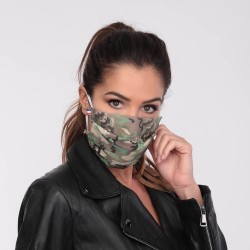 Masque Camouflage en tissu - Masque lavable et réutilisable 50 lavages - Adultes - Catégorie 1