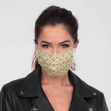 Masque En Tissu Lavable Motifs Mini Hiboux - Réutilisable, Fabrication Française