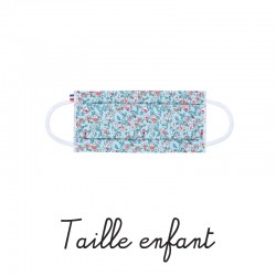 Masque tissu enfant bleu...