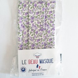 Masque barrière motifs 11 - lavable et réutilisable 50 lavages - Adultes - Catégorie 1