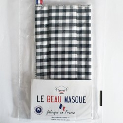 Masque barrière motifs 20 - lavable et réutilisable 50 lavages - Adultes - Catégorie 1