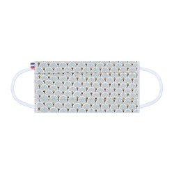 Masque barrière motifs 16 - lavable et réutilisable 50 lavages - Adultes - Catégorie 1