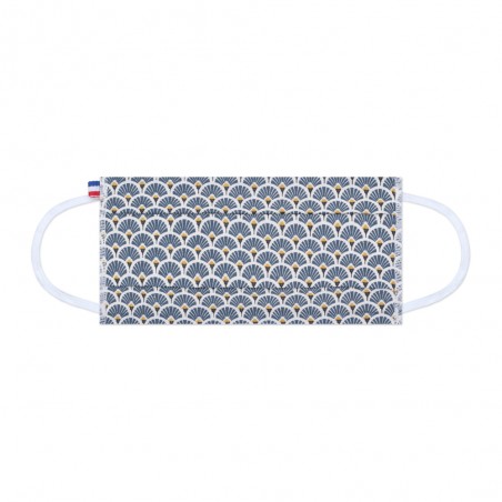Masque En Tissu Lavable Réutilisable - Motifs Mini Hiboux - Multicouleur - Neuf Avec Emballage - Fabriqué En France