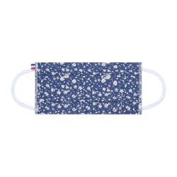 Masque tissu bleu marine -...