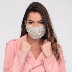 Masque barrière motifs 24 - lavable et réutilisable 50 lavages - Adultes - Catégorie 1