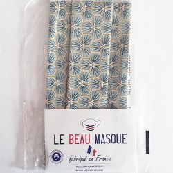 Masque barrière motifs 7 - lavable et réutilisable 50 lavages - Adultes - Catégorie 1