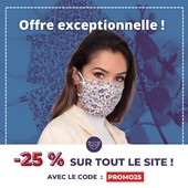 🇫🇷 Les French Days commencent !

🎁 Pour l'occasion, le Beau Masque vous propose -25% de remise supplémentaire 𝘀𝘂𝗿 𝘁𝗼𝘂𝘁 𝗹𝗲 𝘀𝗶𝘁𝗲, afin de vous protéger au mieux contre la Covid-19, mais aussi contre les autres maladies.

Utilisez vite le code "𝗣𝗥𝗢𝗠𝗢𝟮𝟱" pour en bénéficier !

#frenchdays #reduction #codepromo #promo #mode #mask #masque #masquetissu #madeinfrance #fabricmask #frenchdays