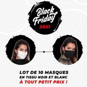 🖤 Black Friday 🤍

Pour l'occasion, nous vous proposons une offre particulière sur nos lots de 10 masques en tissu : 39€ au lieu de 85€ !
Au choix entre les masques noirs ou blancs ! 🖤

De quoi faire le stock pour cette fin d'année.

🚨 Offre valable uniquement jusqu'au dimanche 28 novembre !

Pour la découvrir :
https://www.lebeaumasque.fr/recherche?controller=search&s=lot

#Protection #Masquevisage #AFNOR #Gestesbarrières #Categorie1 #Covid19 #Blackfriday
